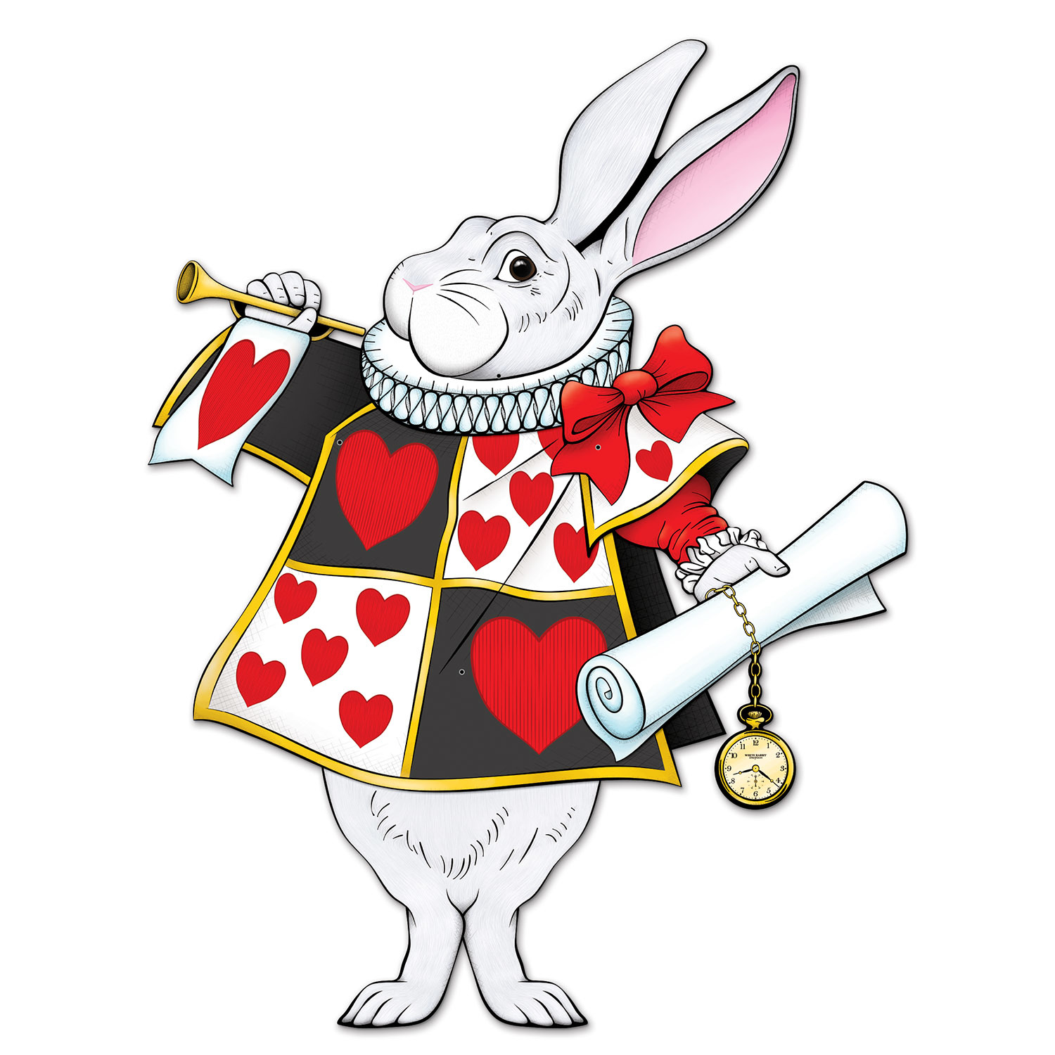 Alice In Wonderland Party Supplies Jointed White Rabbit Birthday