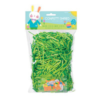 Easter Confetti 42g Green Shred with Confetti Pieces 