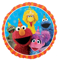 Sesame Street Round Foil Balloon