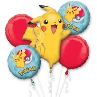 Pokemon Bouquet of 5 Balloons 