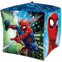 Spiderman Ultra Shape Cubez Foil Balloon