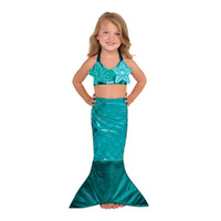 Mermaid Teal Costume Girls 4-6 Years