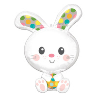 Spotted Bunny Easter SuperShape Foil Balloon