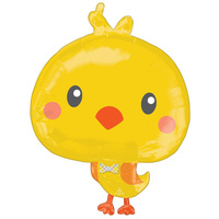 Easter Chick SuperShape Foil Balloon