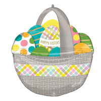 Easter Egg Basket SuperShape Foil Balloon