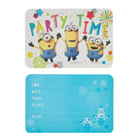 Minion Despicable Me Postcard Invitations 8 Pack