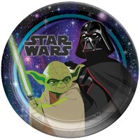 Star Wars Galaxy Round Dinner Plates 8 Pack