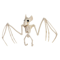 Halloween Skeleton Bat Plastic Decoration