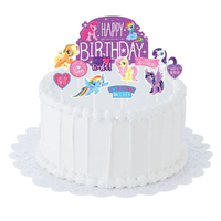 My Little Pony Friendship Adventures Cake Topper Kit 12 Pack