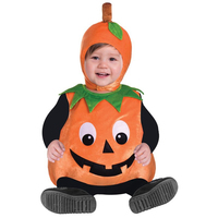 Halloween Pumpkin Cutie Pie Baby 3-12 Months Costume 