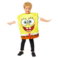 SpongeBob Costume Boys 8-12 Years