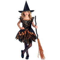 Witch Spooky Spider Halloween Costume Girls 3-4 Years