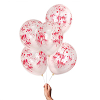 Halloween Blood Splats Latex Balloons 5 Pack