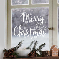 Christmas Let It Snow Window Sticker 