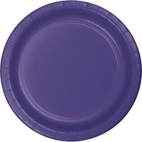 Purple Lunch Plates 20 Pack