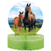 Melbourne Cup Horse and Pony Centrepiece Honeycomb Decoration