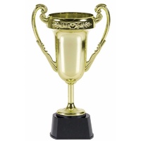 Melbourne Cup Jumbo Trophy Cup Gold & Black Base