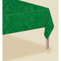 Grass Look Tablecover Plastic Rectangle