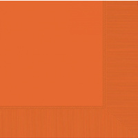 Orange Dinner Napkins 20 Pack 