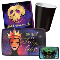 Halloween Disney Villains 8 Guest Tableware Party Pack