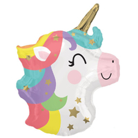 Baby Unicorn Head Foil Balloon