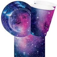 Galaxy Space 16 Guest Tableware Party Pack