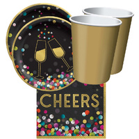 Cheers Gold 40 Guest Tableware Pack