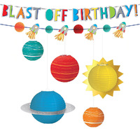 Space Blast Off Birthday Decorating Party Pack