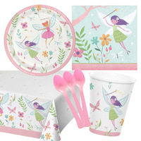 Fairy Forest 8 Guest Deluxe Tableware Party Pack