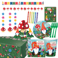 Gnome Party 8 Guest Happy Birthday Party Pack