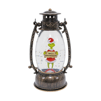 Christmas Grinch Grinchtastic Day Brass Lantern Collectable Decoration