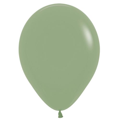 Eucalyptus Green Fashion Latex Balloons 25 Pack