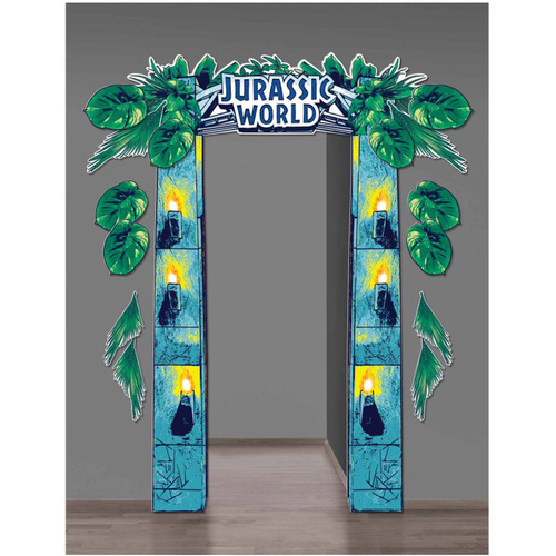 Dinosaur Jurassic Into The Wild Deluxe Doorway Entry Decoration