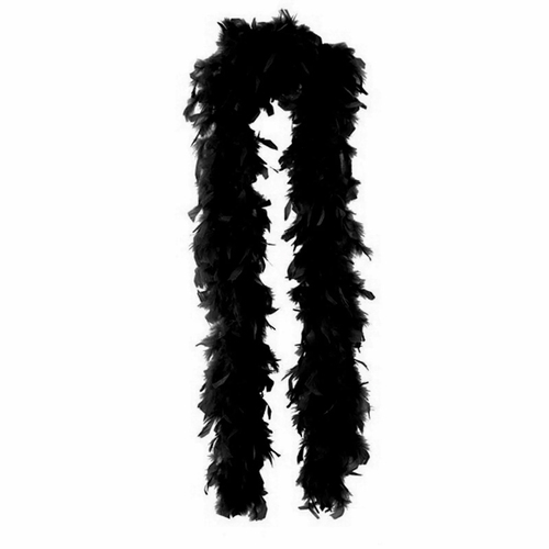 Black Feather Boa Costume Accessory