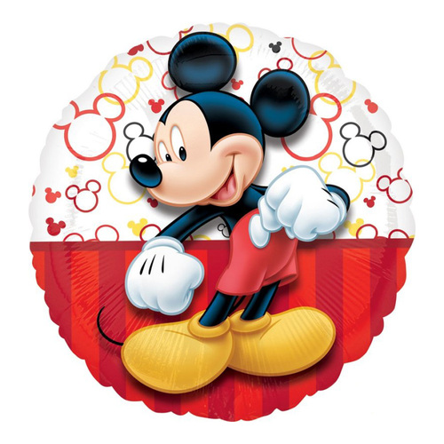 Mickey Mouse Portrait Round Foil Balloon