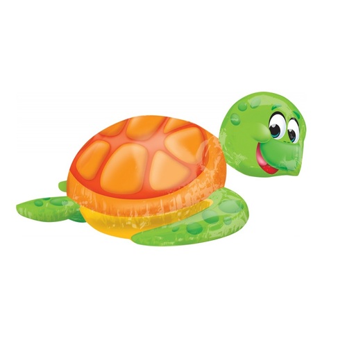 Under The Sea Turtle UltraShape Foil Balloon