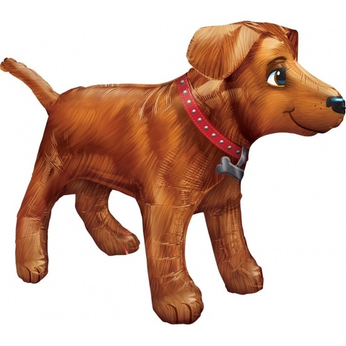 Farm Barnyard Golden Dog SuperShape Foil Balloon