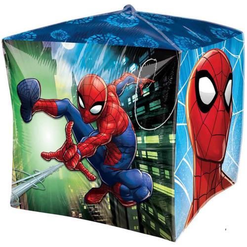 Spiderman Ultra Shape Cubez Foil Balloon