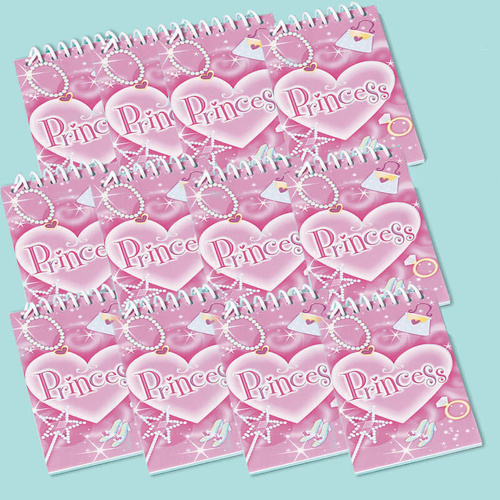 Princess Note Pads 12 Pack 