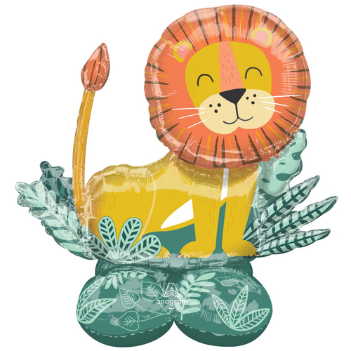 Jungle Safari Get Wild Lion AirLoonz Giant Foil Air Fill Balloon