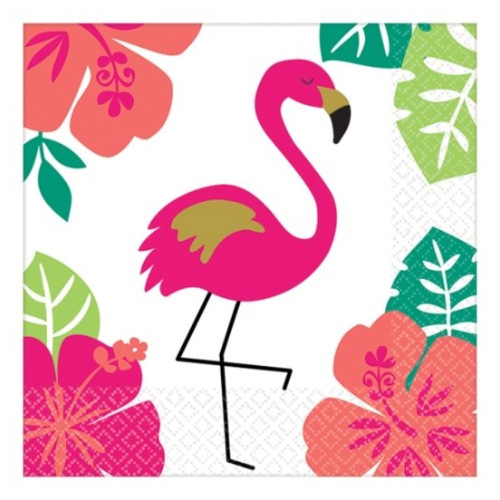 Hawaiian Luau You Had Me At Aloha Beverage Napkins 16 Pack