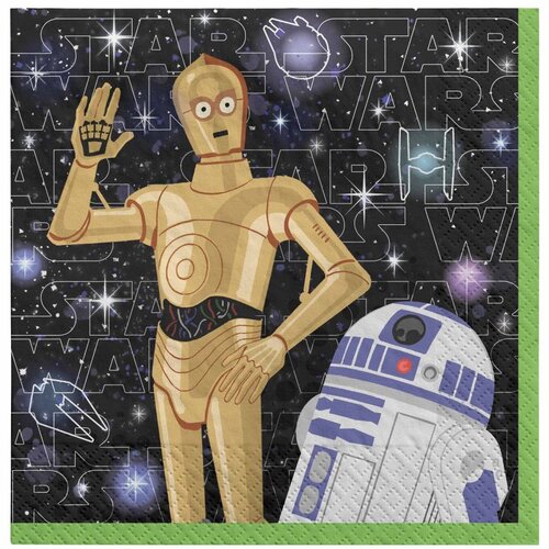 Star Wars Galaxy Beverage Napkins 16 Pack