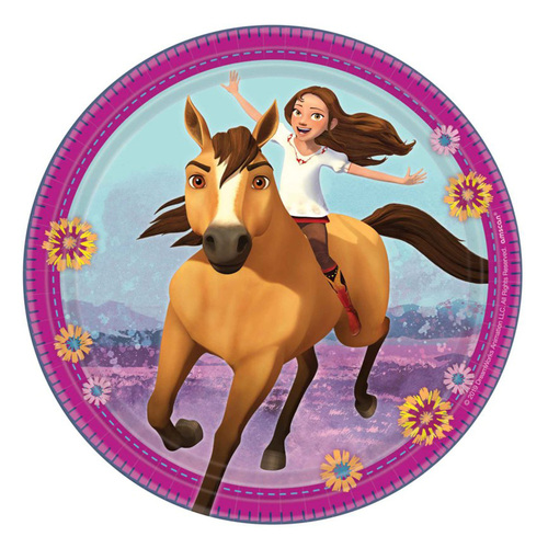 Spirit Riding Free Lunch Dessert Cake Paper Plates 8 Pack