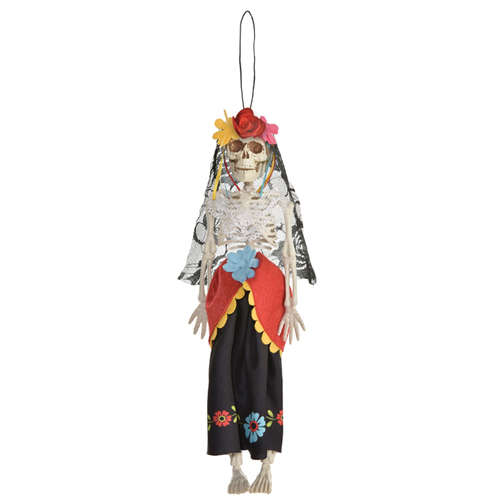 Halloween Day Of The Dead Hanging Skeleton Bride Prop Decoration