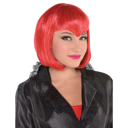 Sultry Red Bob Wig x1