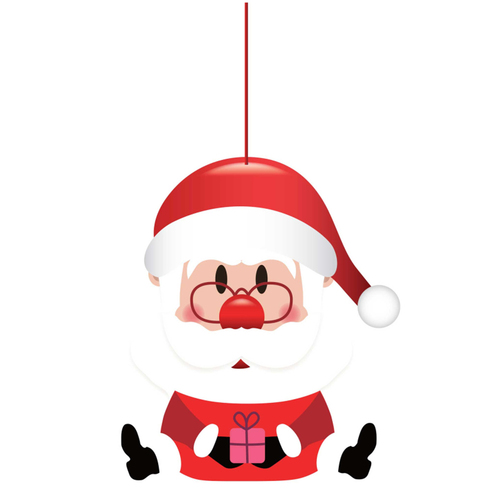 Christmas Santa Door Hanger Decoration