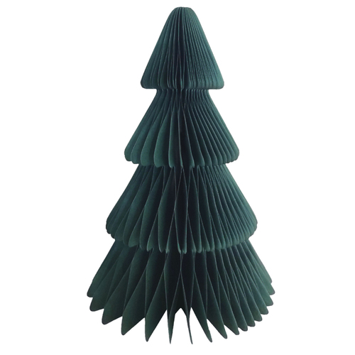 Christmas Honeycomb Green Tree Decoration x1