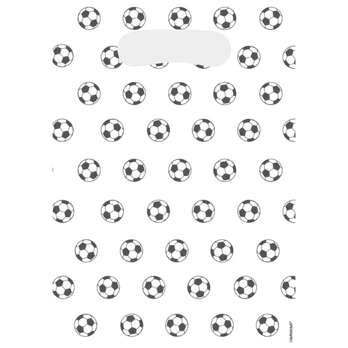 Soccer Goal Kicker Party Loot Bags 8 Pack