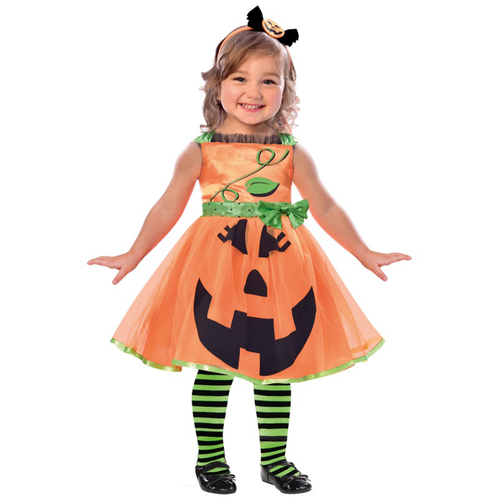 Halloween Costume Cute Pumpkin Girls 2-3 Years