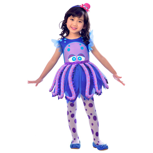 Octopus Costume Girls 7-8 Years